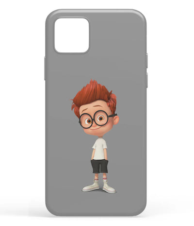 A front-on view of soft silicone phone case with a colorful design.