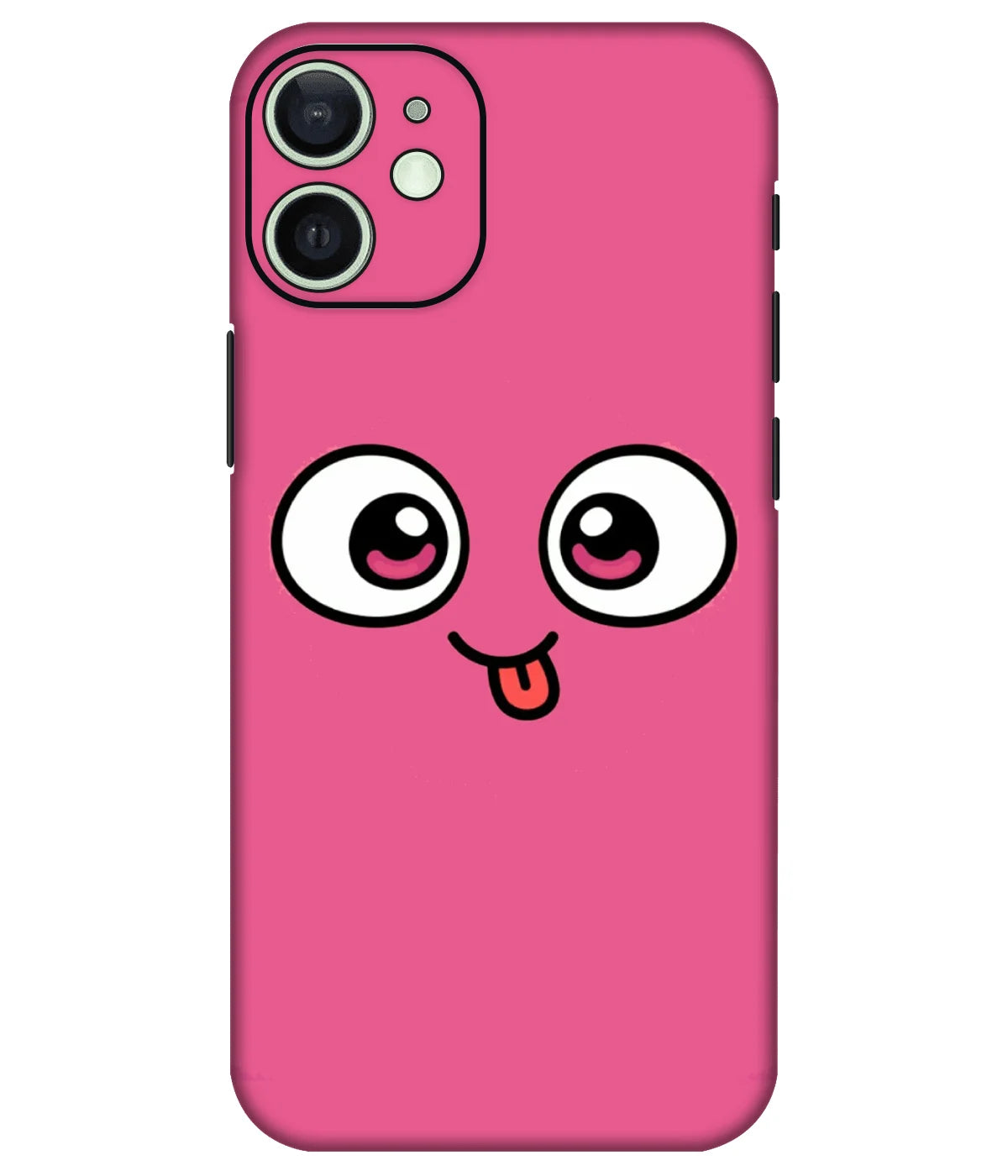 Image of a phone case featuring a mobile skin with a graphic design.