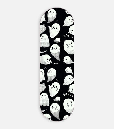 Mobile phone grip slider with a colorful design on a white background