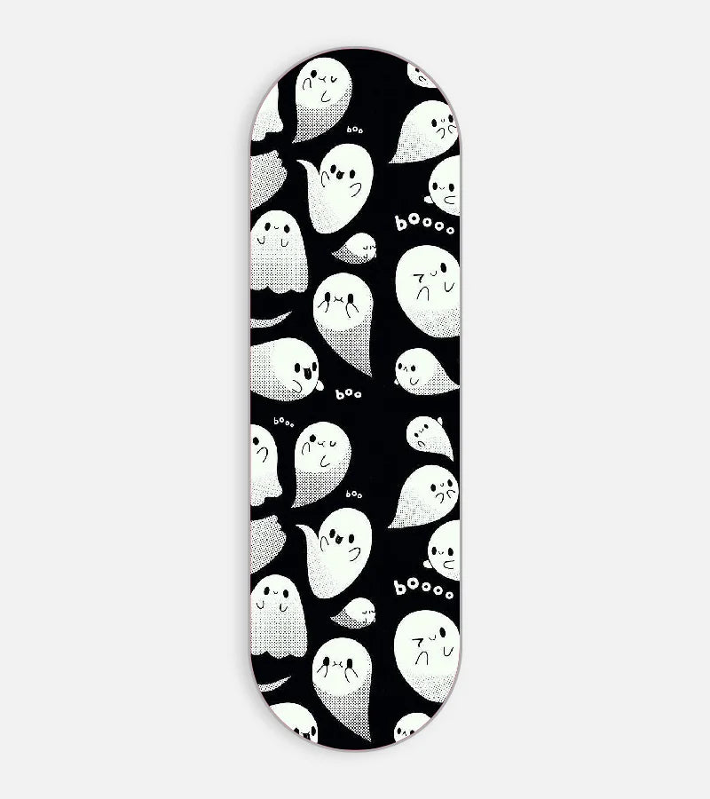 Mobile phone grip slider with a colorful design on a white background