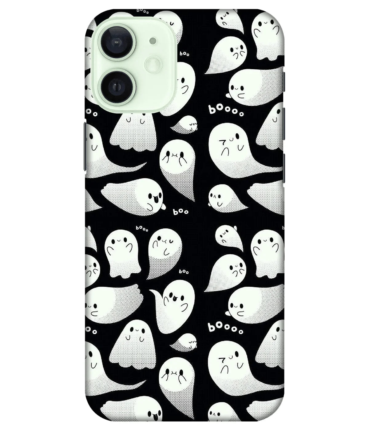A product shot of a slim hard case with a colorful design.