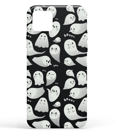 A front-on view of soft silicone phone case with a colorful design.