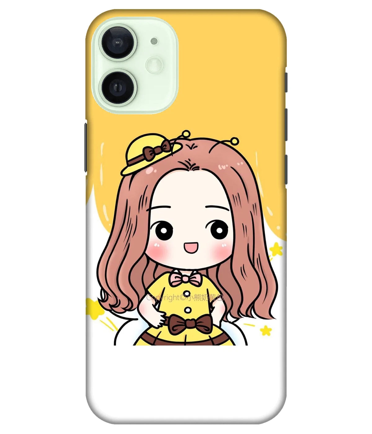 A product shot of a slim hard case with a colorful design.