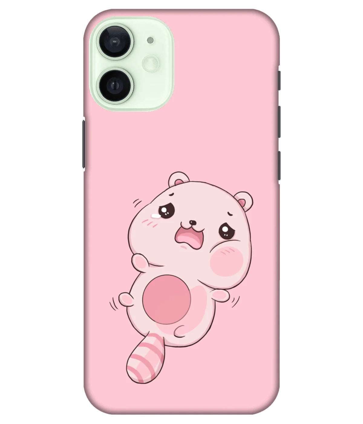 A product shot of a slim hard case with a colorful design.