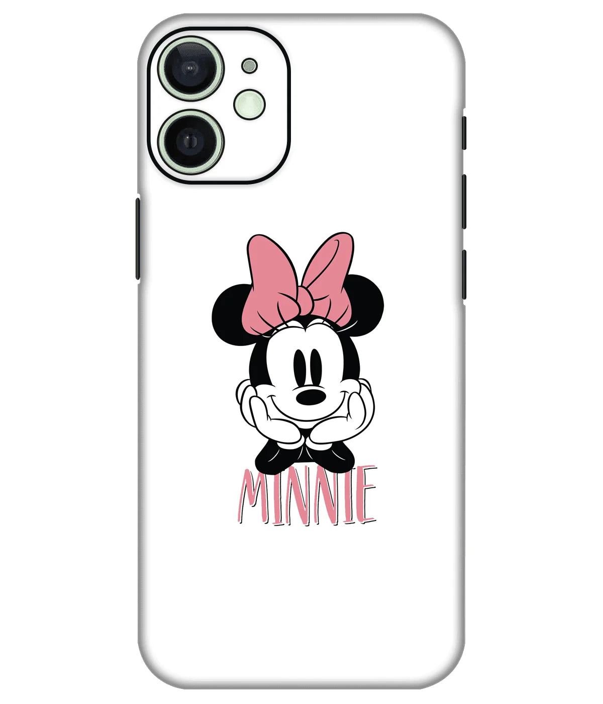 Image of a phone case featuring a mobile skin with a graphic design.
