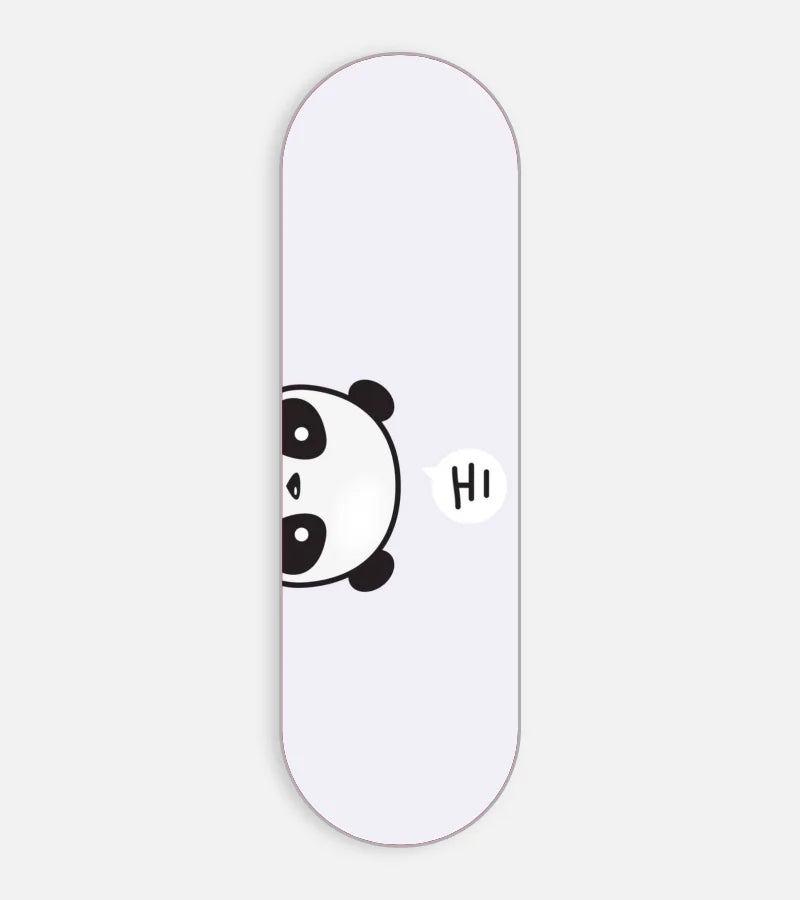 Cute Panda Peeking Phone Grip Slider