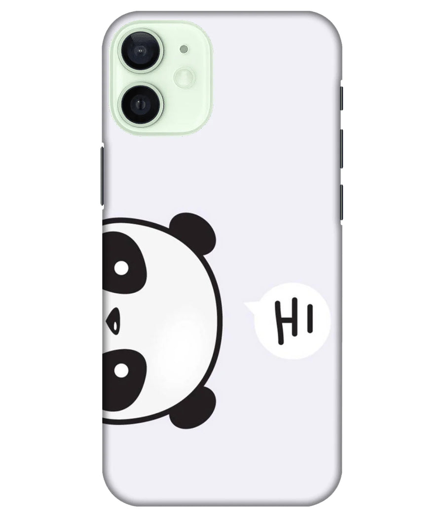 Cute Panda Peeking Slim Hard Case