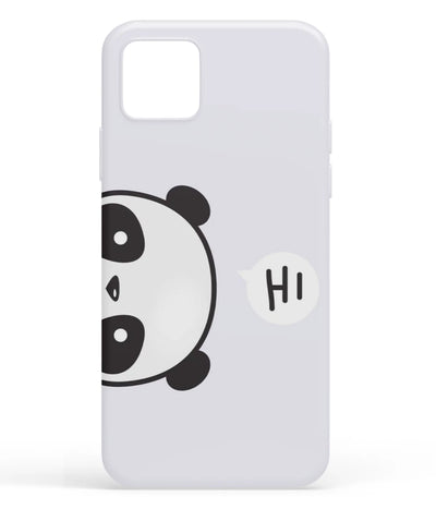 A front-on view of soft silicone phone case with a colorful design.