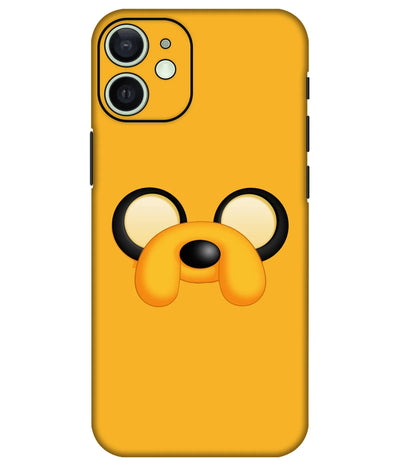 Image of a phone case featuring a mobile skin with a graphic design.