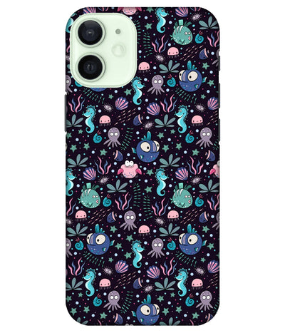 A product shot of a slim hard case with a colorful design.