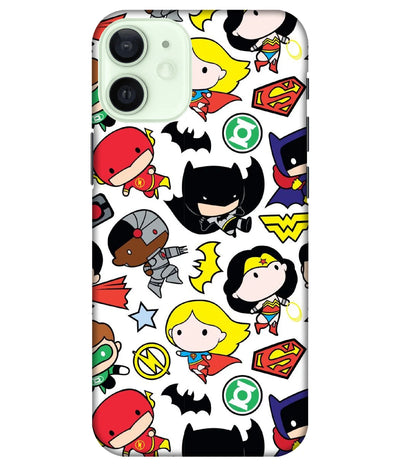 A product shot of a slim hard case with a colorful design.