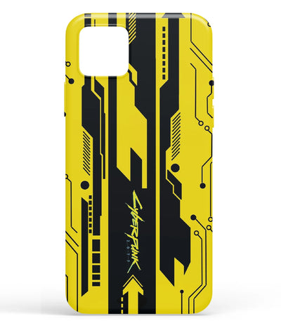 A front-on view of soft silicone phone case with a colorful design.