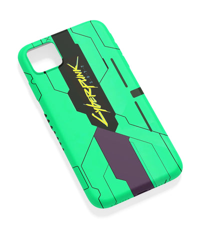 An angled view of a soft silicone case featuring a vibrant design.