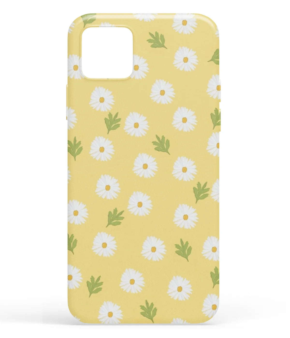 A front-on view of soft silicone phone case with a colorful design.