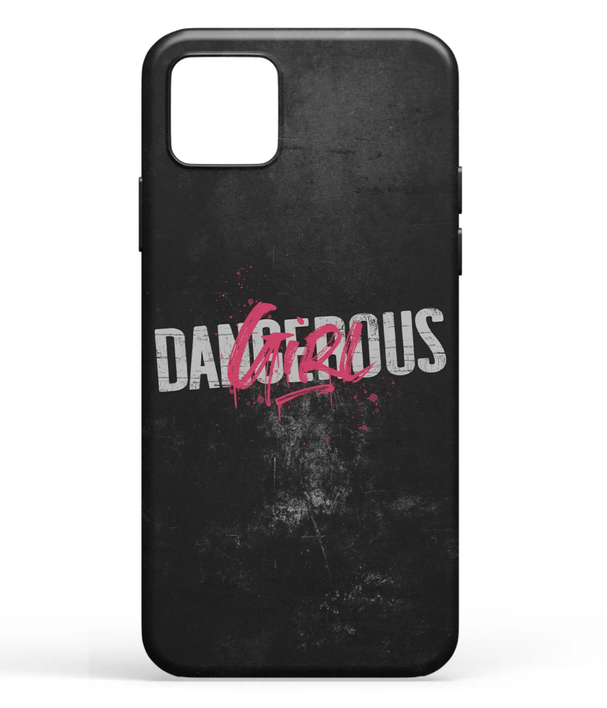 A front-on view of soft silicone phone case with a colorful design.