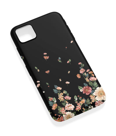 An angled view of a soft silicone case featuring a vibrant design.