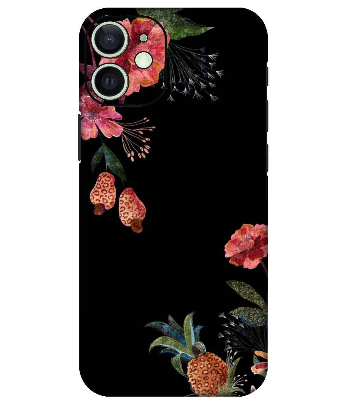Image of a phone case featuring a mobile skin with a graphic design.
