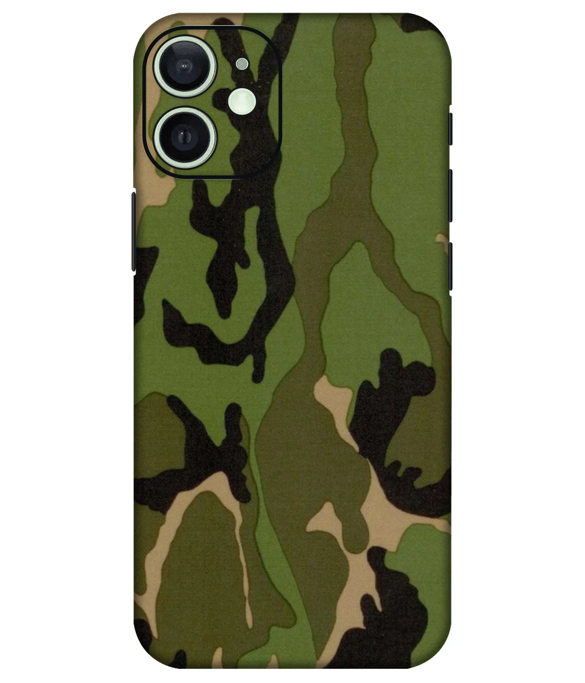Image of a phone case featuring a mobile skin with a graphic design.