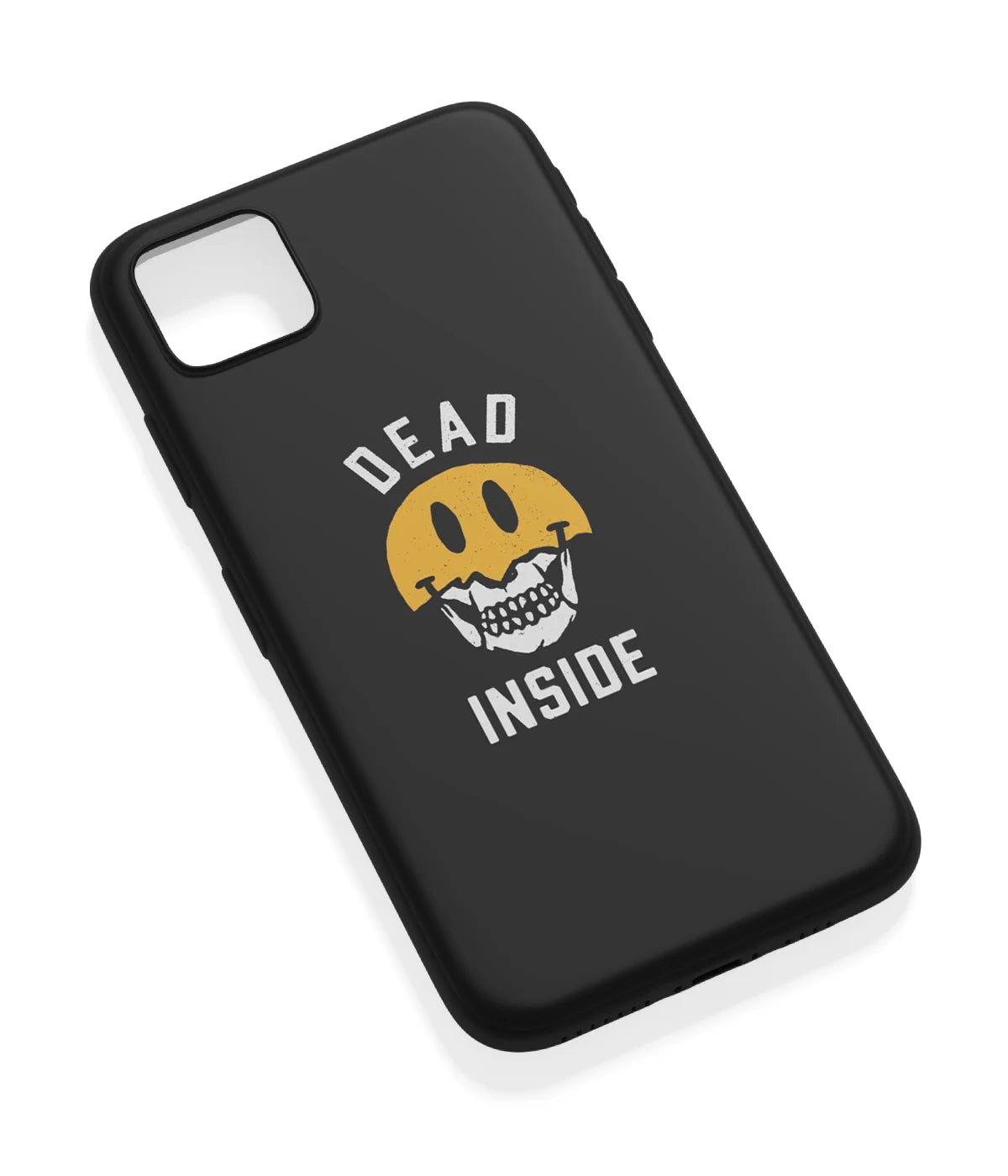 An angled view of a soft silicone case featuring a vibrant design.