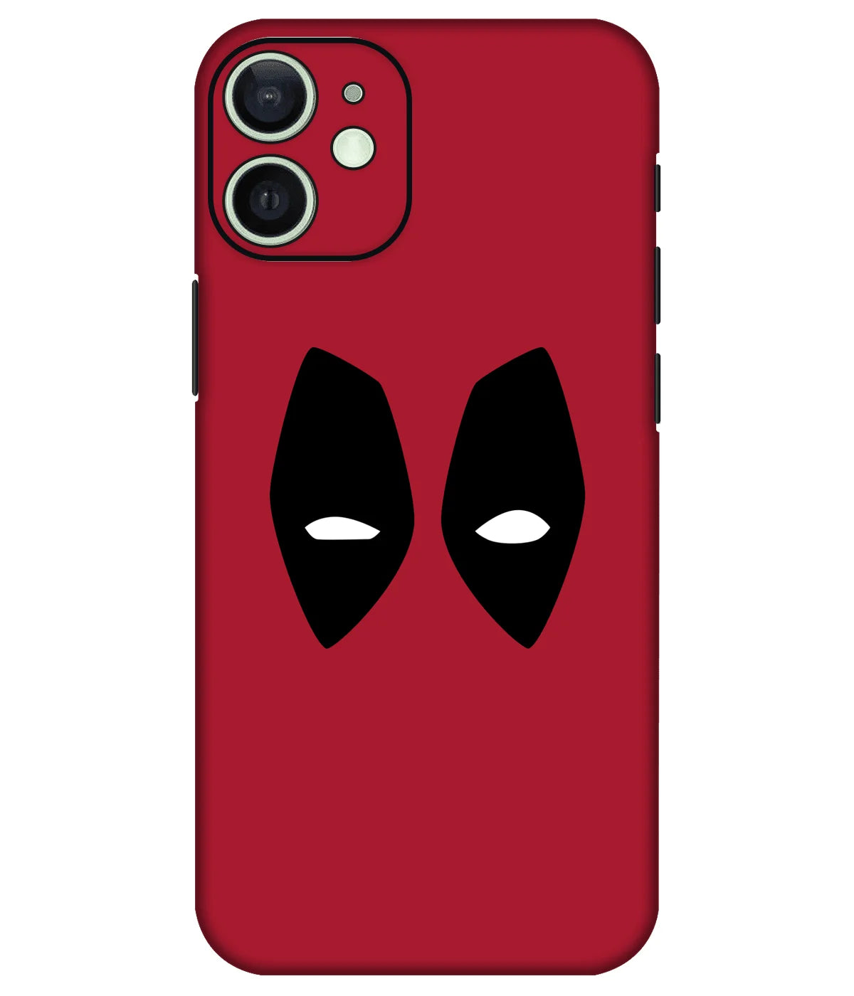Image of a phone case featuring a mobile skin with a graphic design.