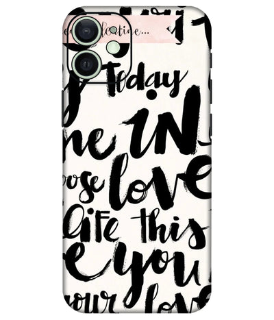 Image of a phone case featuring a mobile skin with a graphic design.