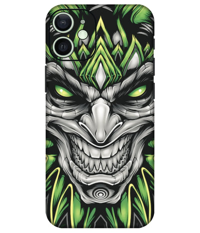 Image of a phone case featuring a mobile skin with a graphic design.
