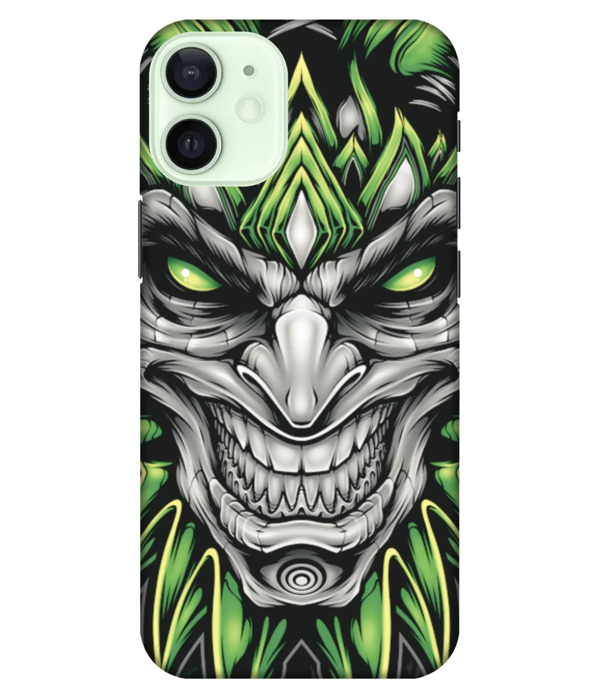 A product shot of a slim hard case with a colorful design.