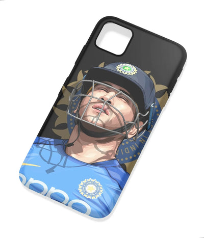 An angled view of a soft silicone case featuring a colorful design.