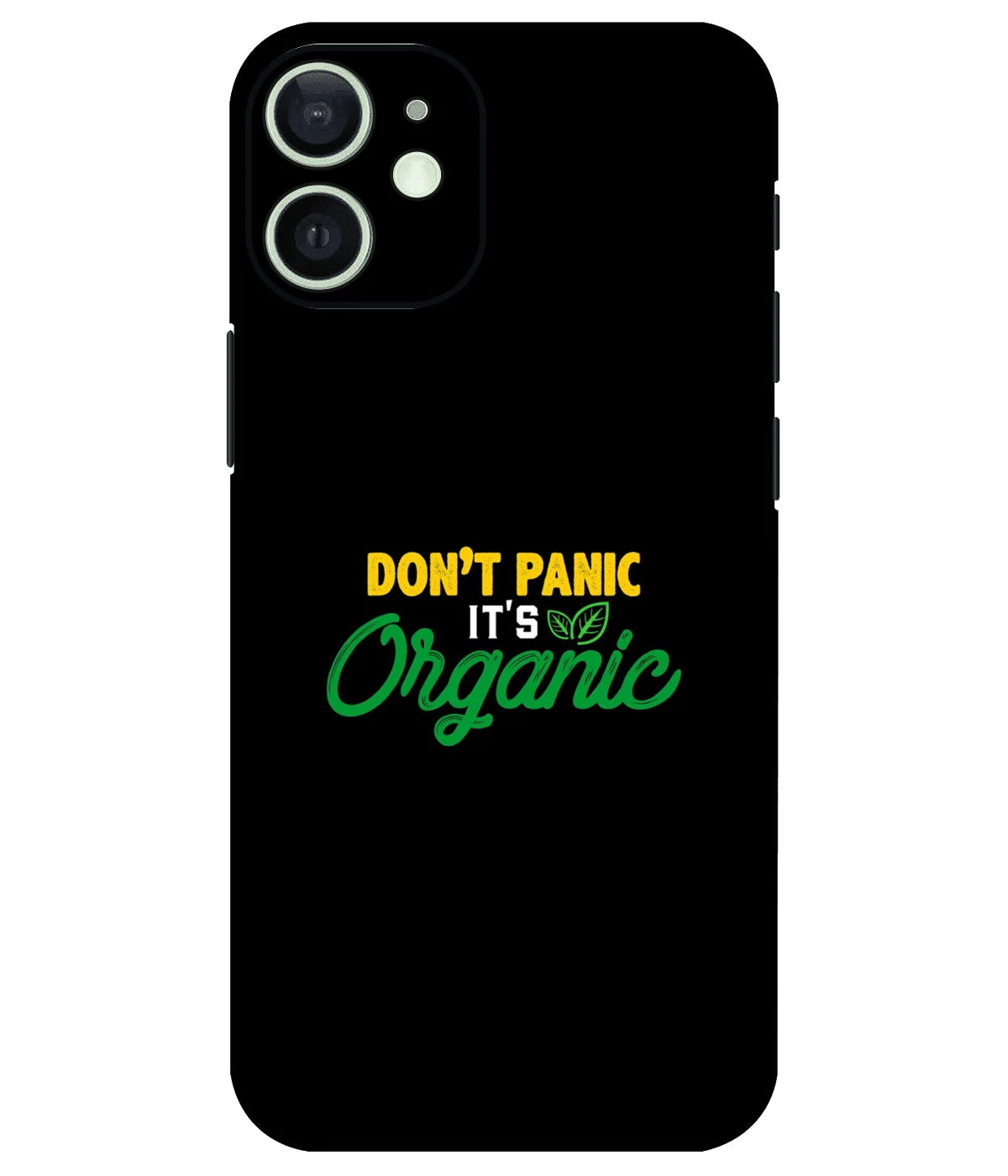 Image of a phone case featuring a mobile skin with a graphic design.