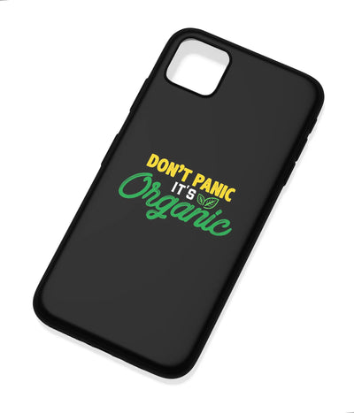 An angled view of a soft silicone case featuring a colorful design.
