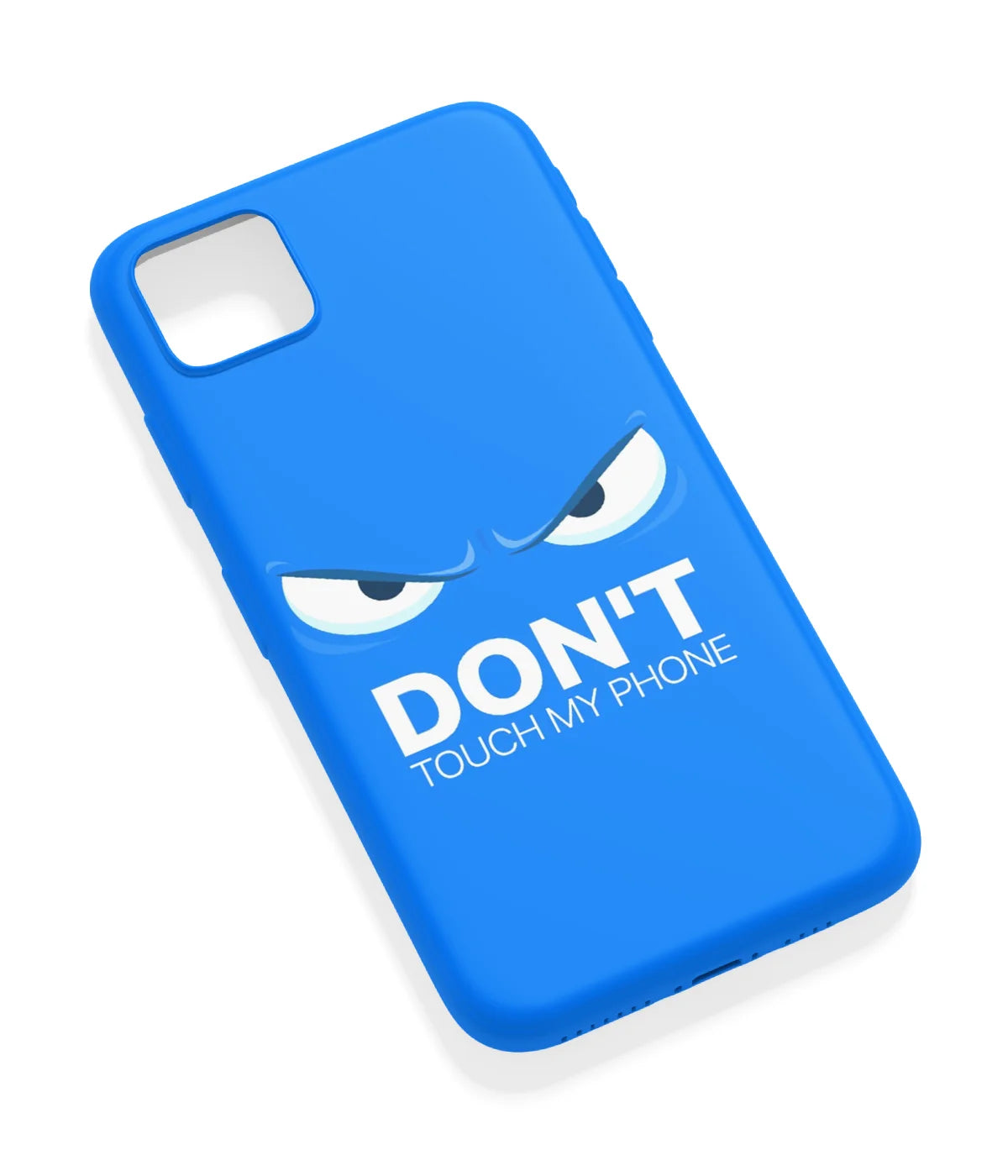 An angled view of a soft silicone case featuring a vibrant design.