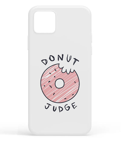 A front-on view of soft silicone phone case with a colorful design.