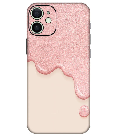 Image of a phone case featuring a mobile skin with a graphic design.