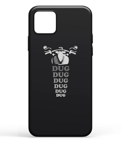 A front-on view of soft silicone phone case with a colorful design.