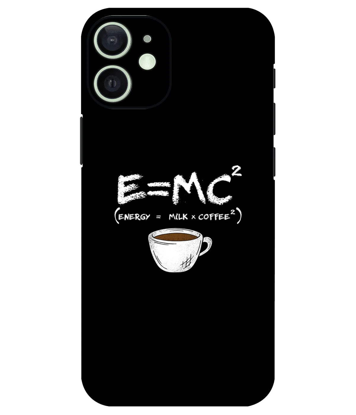 Image of a phone case featuring a mobile skin with a graphic design.