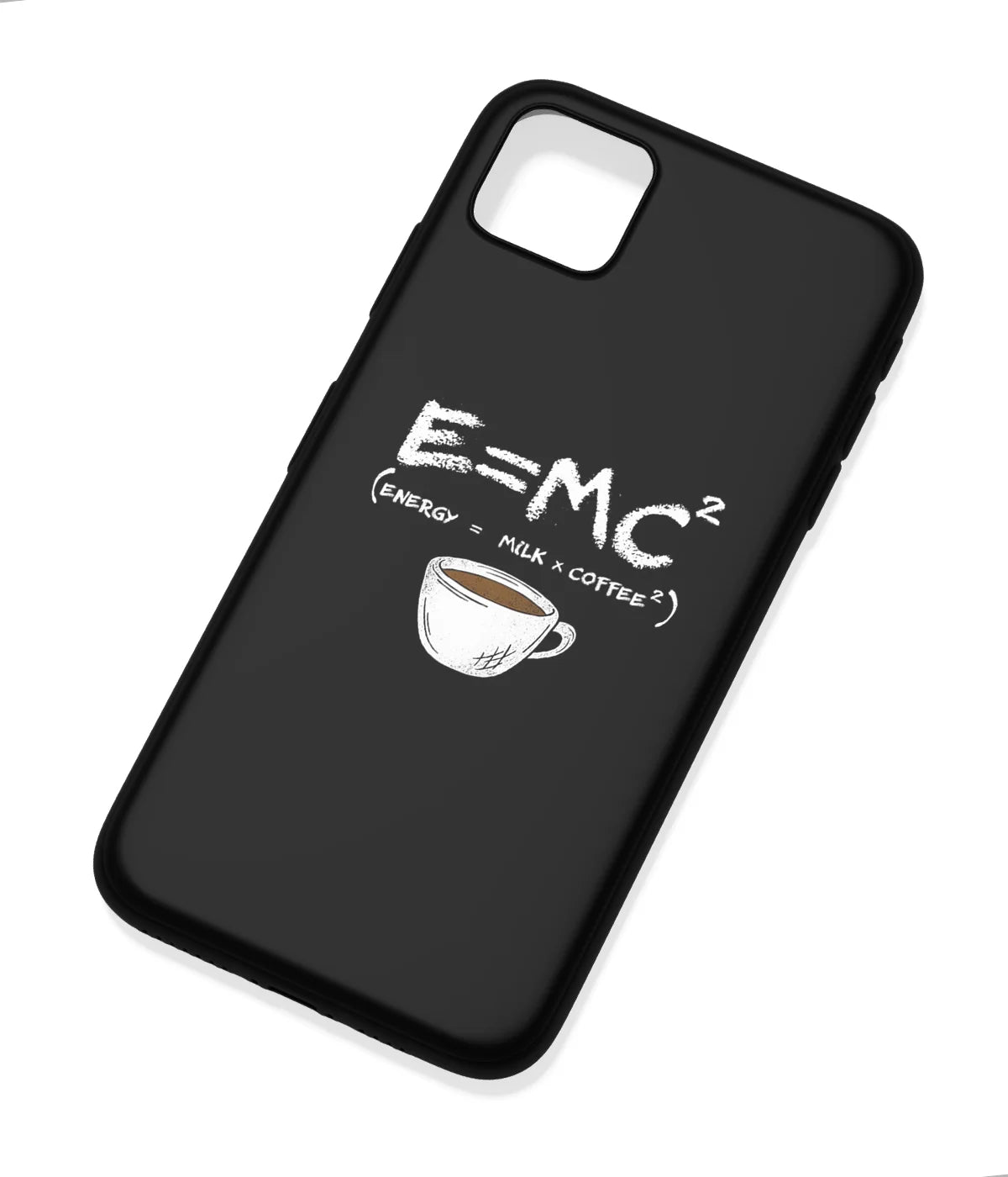 An angled view of a soft silicone case featuring a colorful design.