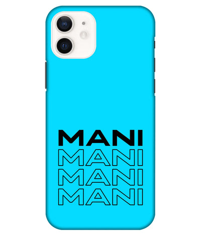 A product shot of a slim hard case with a customizable name.