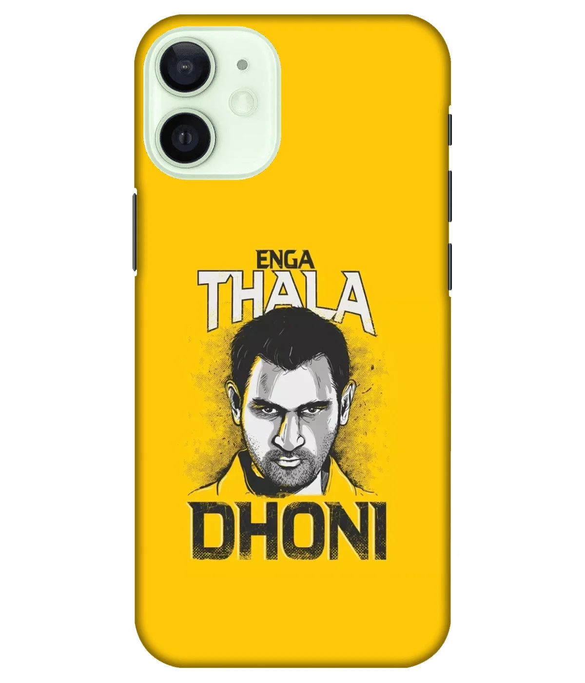 A product shot of a slim hard case with a colorful design.