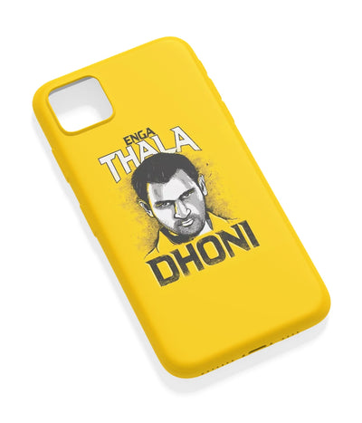 An angled view of a soft silicone case featuring a vibrant design.