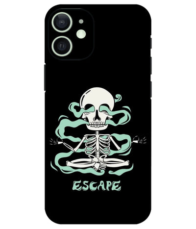 Image of a phone case featuring a mobile skin with a graphic design.