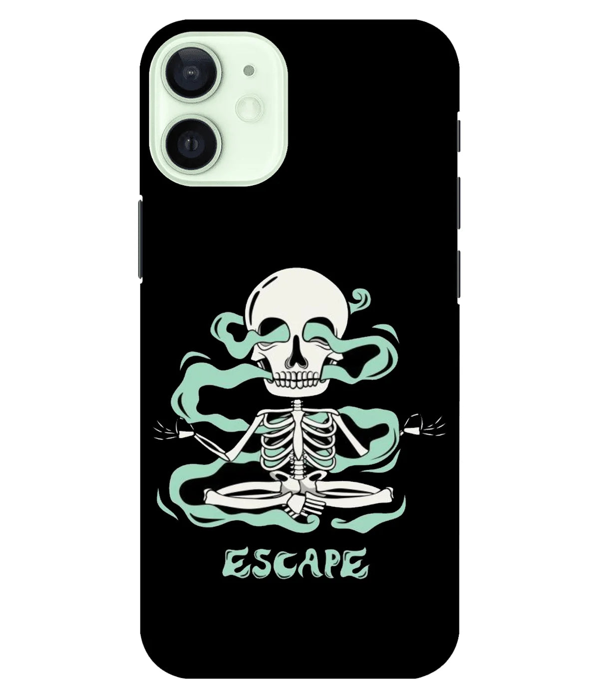 A product shot of a slim hard case with a colorful design.