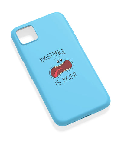 An angled view of a soft silicone case featuring a vibrant design.