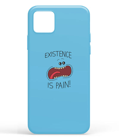 A front-on view of soft silicone phone case with a colorful design.