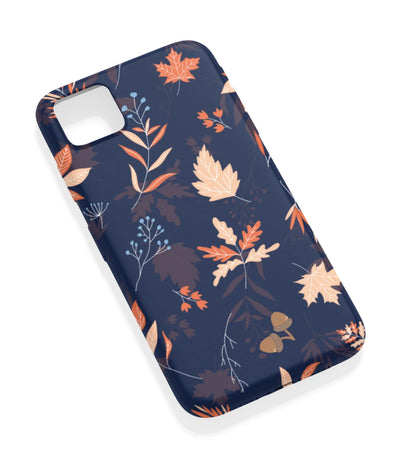 An angled view of a soft silicone case featuring a vibrant design.