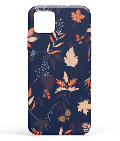 A front-on view of soft silicone phone case with a colorful design.