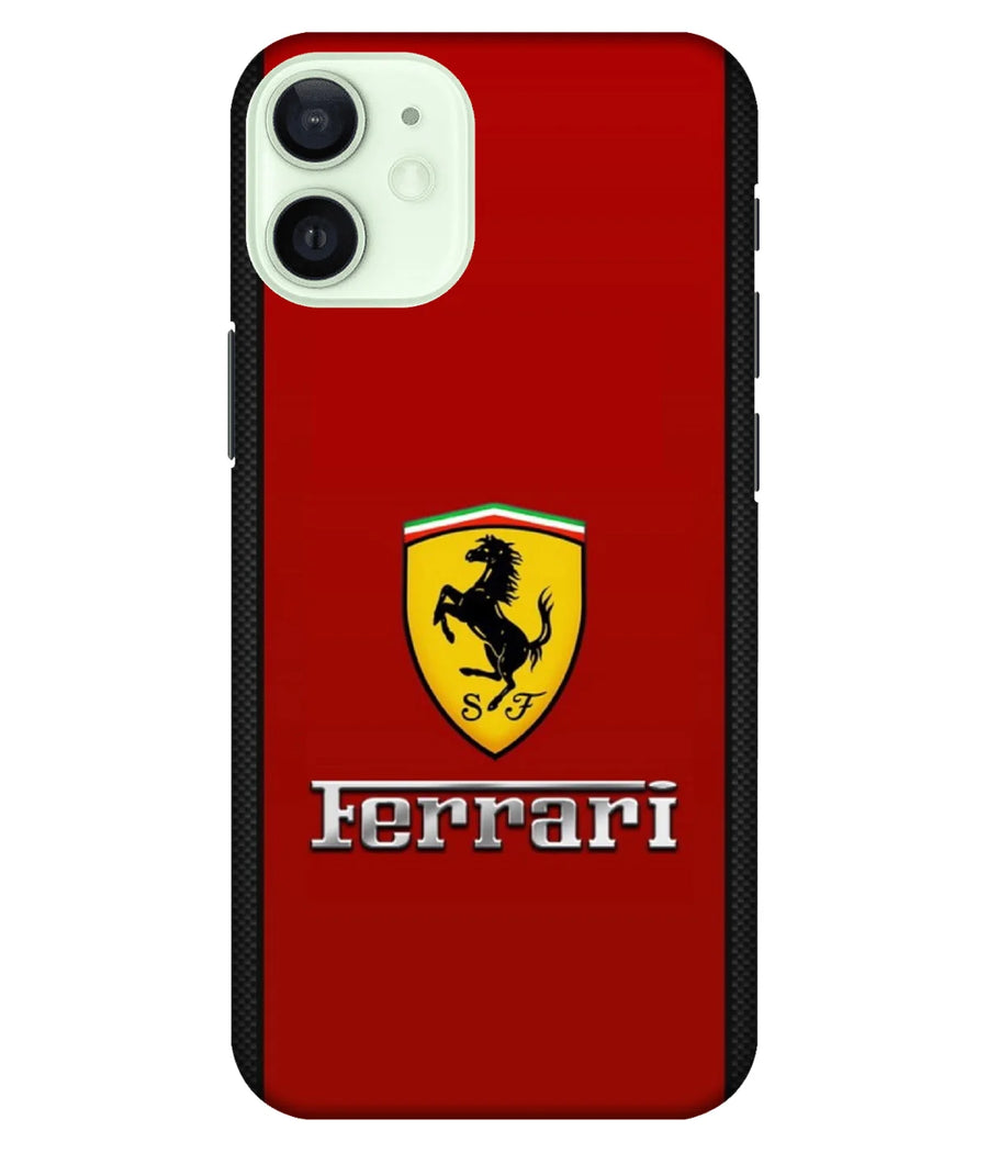 Ferrari Logo Dark Red Slim Hard Case