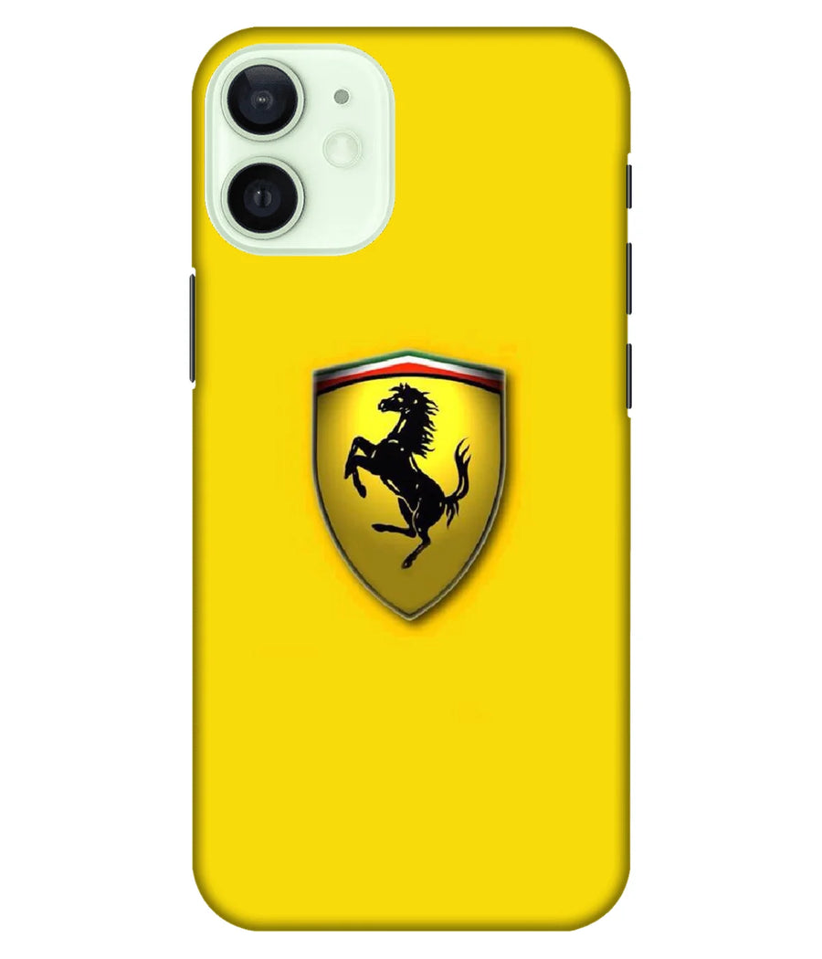 Ferrari Logo Yellow Slim Hard Case