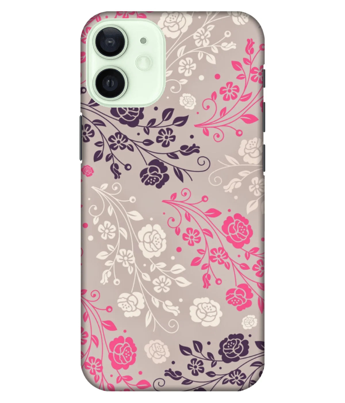 A product shot of a slim hard case with a colorful design.