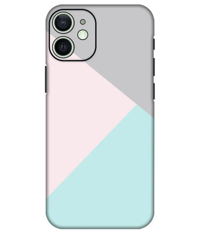 Image of a phone case featuring a mobile skin with a graphic design.