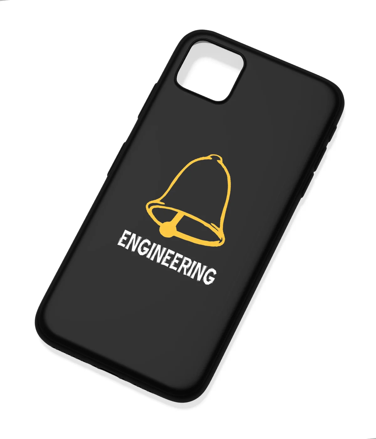 An angled view of a soft silicone case featuring a colorful design.